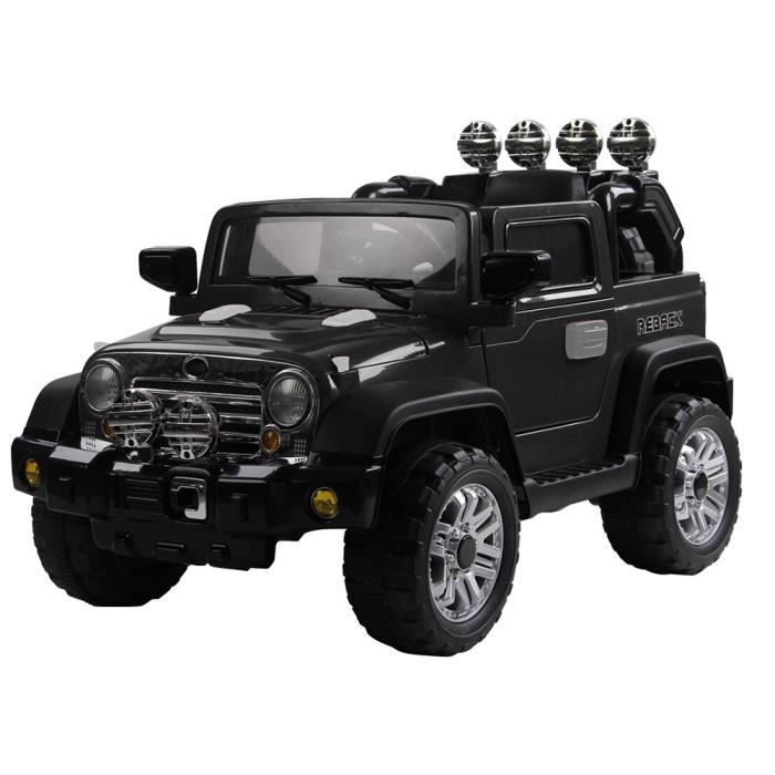 Petite Voiture Electrique 4x4 Pour Enfant Noir Fille Et Garcon 12 Volts Cdiscount Jeux Jouets