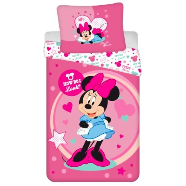 Linge de lit Disney Minnie 140 × 200 cm, 70 × 90 cm, Parue de couette enfants Minnie