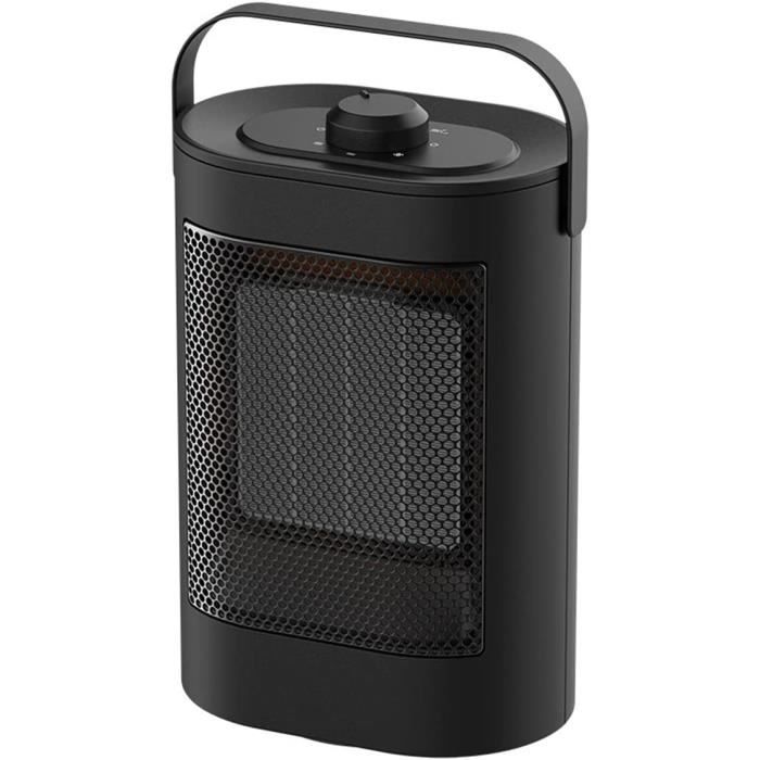 Chauffage Enfichable, 500W Radiateur Soufflant Électrique Portable Chauffage Enfichable, 500W Radiateur Soufflant Électrique Portable