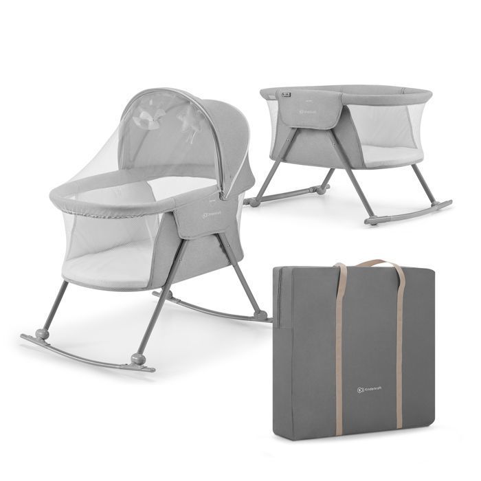 Lit Parapluie Kinderkraft LOVI 3 en 1 lit bébé compact