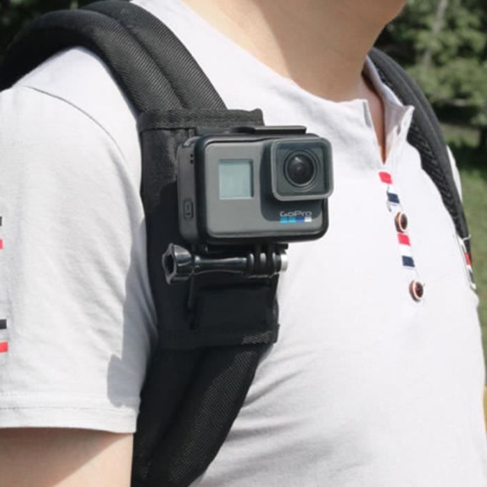 Gopro Sac A Dos Multifonctions Rotatif A 360 Degres Avec Support