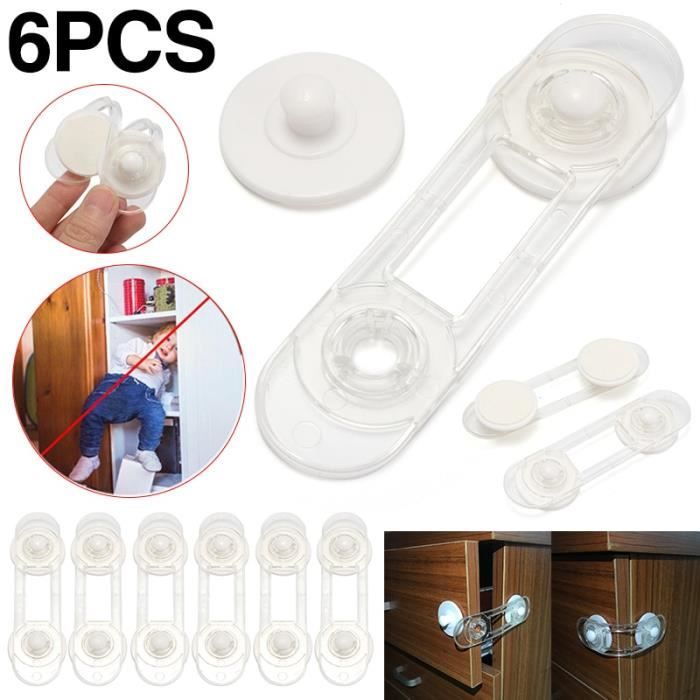 Serrure de sécurité multifonction pour bébé, verrouillage de sécurité pour porte, armoire
