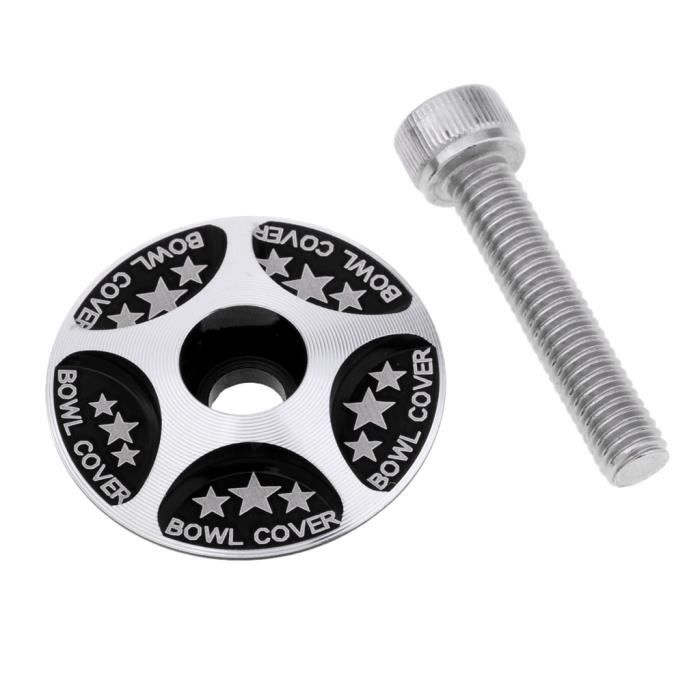 Entretoise De Casque De Vélo En Alliage D'aluminium - Diamètre 28,6 Mm - Couleur Violet - Avec Capuchon