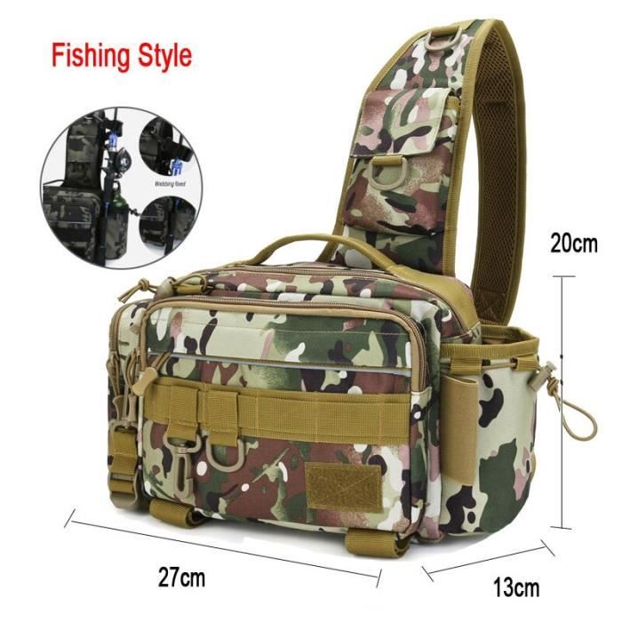 Sac De Poitrine Tactique DONGKER – Multi-poches, étanche, Respirant, Avec Système MOLLE, Pour La Chasse, Randonnée Et Escalade