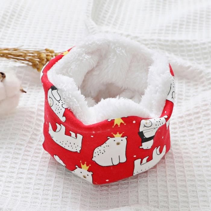 Foulard Triangle Enfant En Coton - Modèles Animaux Et Motifs - Pour Automne/hiver - Taille 115x65 Cm - Cadeau Mignon - 3