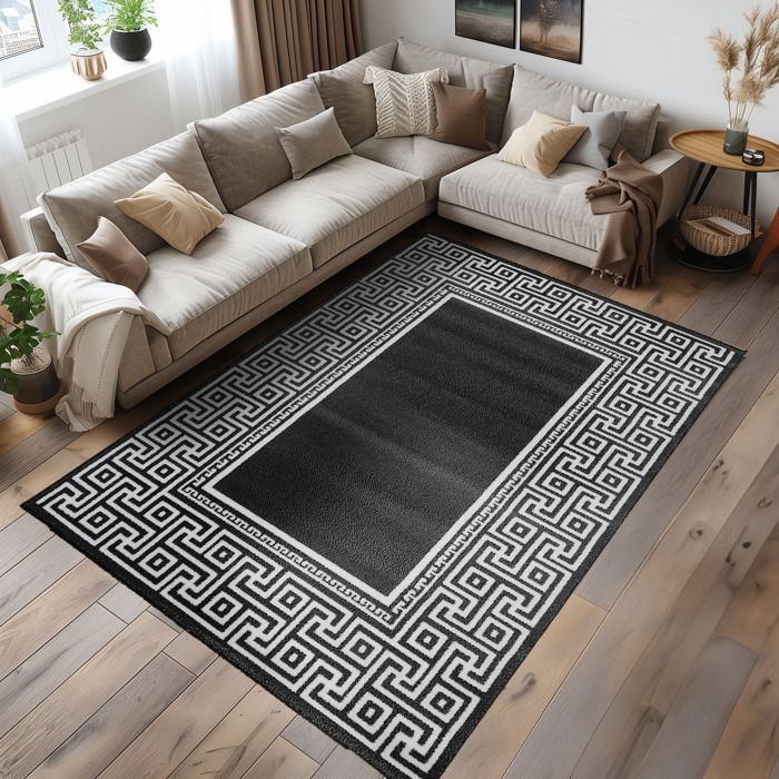 Tapis Salon Style Sud-Ouest Tribal - 50x80 Cm, Flanelle Douce, Antidérapant - 7