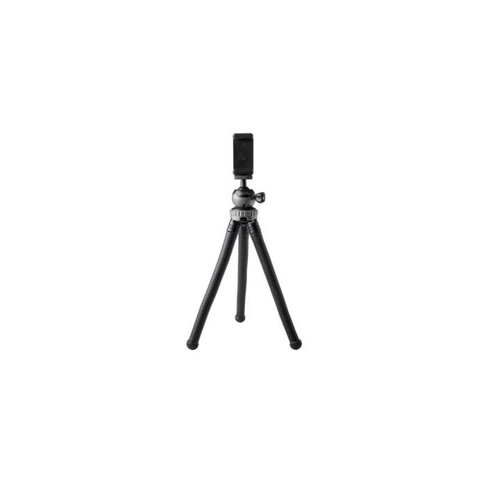 Trépied CELLY Click Flextri pour Smartphone/Action camera - 3 pieds - Noir - Boule - Pieds souples - 31 cm