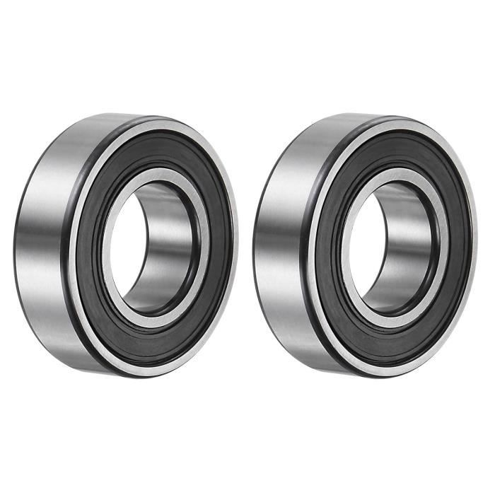 Lot De 2 Roulements À Billes À Rainure Profonde 6205-2Rs - Double
