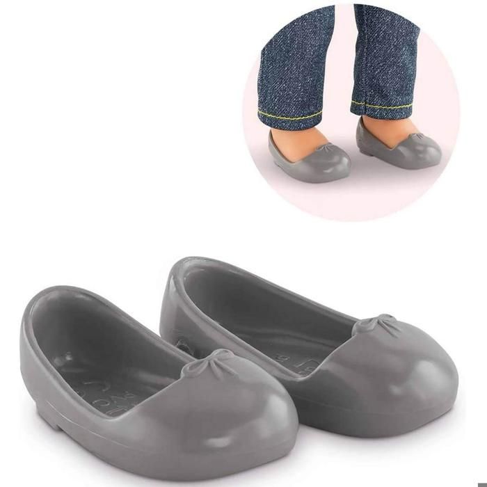 Ballerines Bleu Marine Corolle Pour Poupée De 36 Cm - Accessoire De Mode Pour Personnaliser Le Look De La Poupée