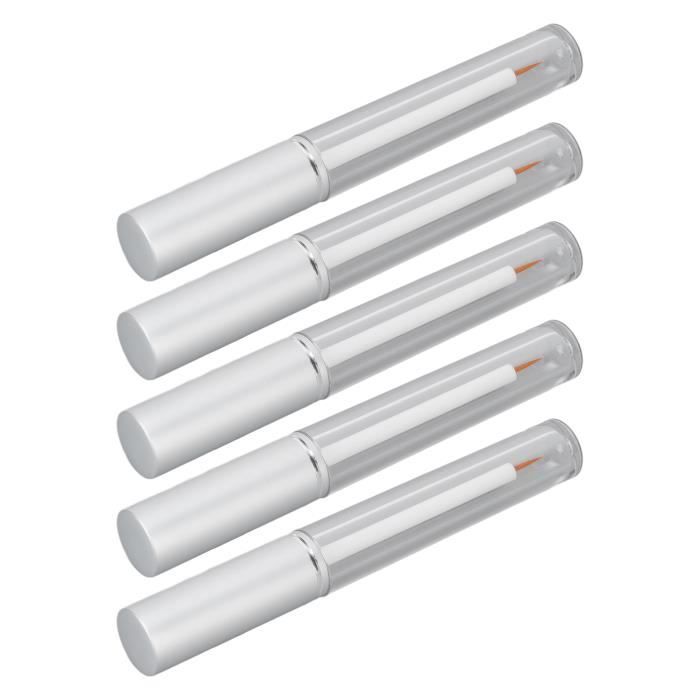 Drfeify Tube de mascara vide de 3 ml Tube de Mascara Vide, 5 Flacons de