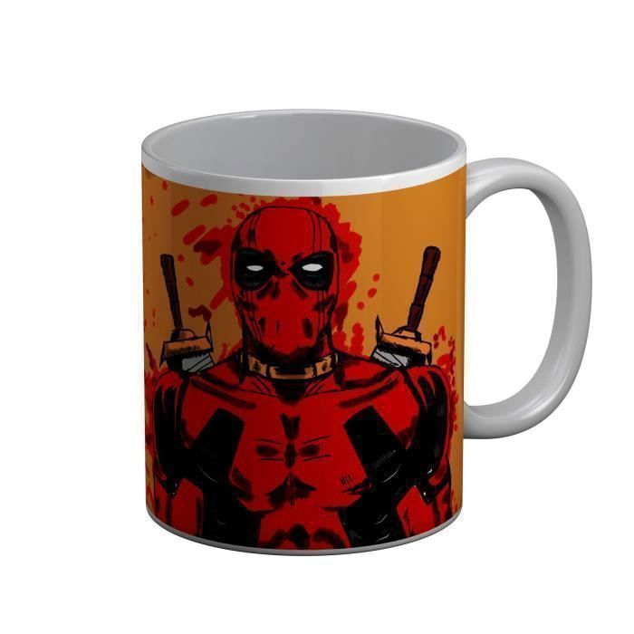 Mug Ceramique Deadpool Sang Dessin Comics Epee Sabre Cdiscount Puericulture Eveil Bebe