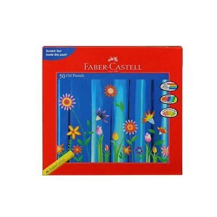 FaberCastell Huile Pastels (Assortiment) 50 AbatJour (1 Ensemble