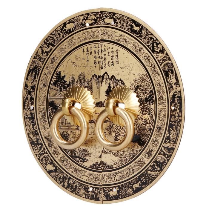Poignée De Tiroir Art Nouveau - Laiton Antique - Clever-Deko - Quincaillerie Meuble