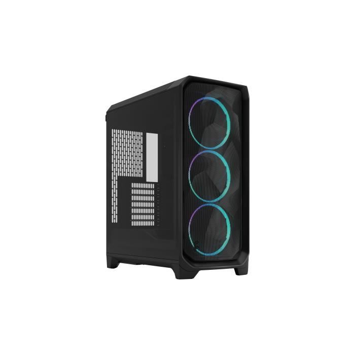 Boîtier PC – FRACTAL DESIGN – Meshify 3 RGB – E-ATX (277 mm) – 3 ventilateurs – USB Type C de 20 Gbps – Noir