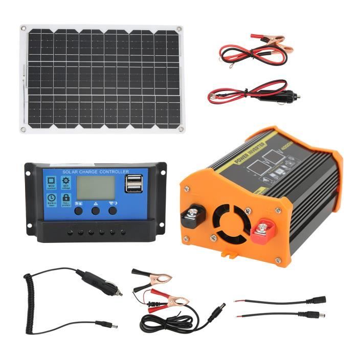 Zerone Kit De Panneau Solaire Panneau Solaire 18W 18V Monocristallin USB DC Type C Sortie