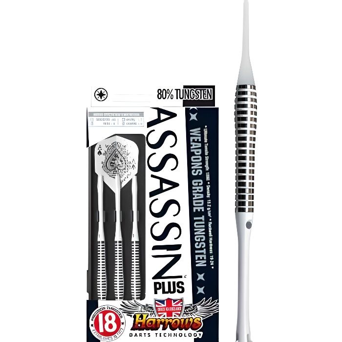 Fléchettes Harrows En Tungstène 97% - Équilibre Parfait - Pour Joueurs Confirmés - Plusieurs Poids