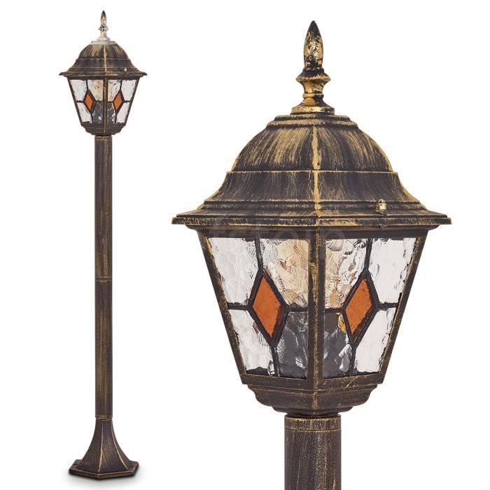 Lampe dextérieur candélabre - HOFSTEIN - Tuili - Antique - 110 cm - IP44 - E27