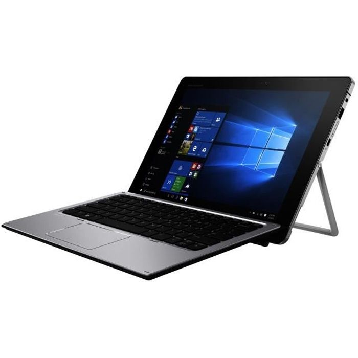 HP Elite x2 1012 G1 - Tablette - avec clavier détachable - Core m5 6Y57 - 1.1 GHz - Win 10 Pro 64 bits - 8 Go RAM - Hewlett packard