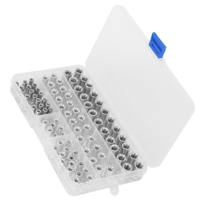 Boîte D'écrous à Rivets En Aluminium - 5 Tailles Différentes, Pratique, Neuve