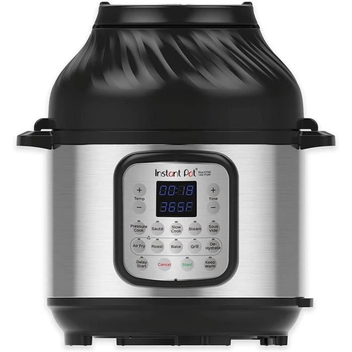 Multicuiseur - INSTANT - Duo Effet Croustillant - 6 Litres - 11 Fonctions - Friteuse à Air