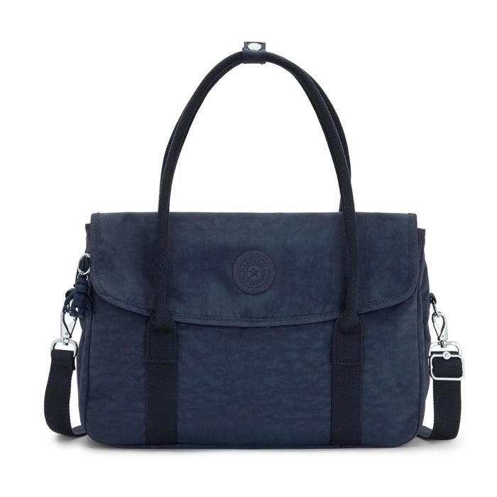Sac à Main Kipling Prati-Cool Bleu Ciel – Dimensions 38,5 X 21 X 17,5 Cm, Nylon, Neuf Sans étiquette