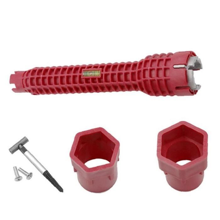 Jeu De 6 Clés à Douille Pour Robinet - 8 à 13 Mm, Acier Outils, Poignée Pivotante, Pour Plomberie Et Bricolage
