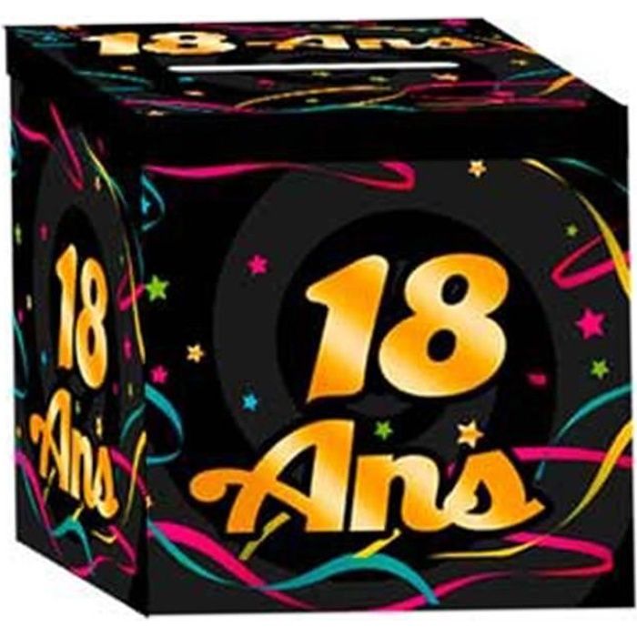 Urne Anniversaire 18 Ans Noir Multicolore 21x21x19 5 Cm Q3650 Achat Vente Urne Decorative Urne Anniversaire 18 Ans Cdiscount Urne Anniversaire 18 Ans Noir Multicolore 21x21x19 5 Cm Q3650 Achat Vente Urne Decorative Urne Anniversaire 18 Ans Cdiscount
