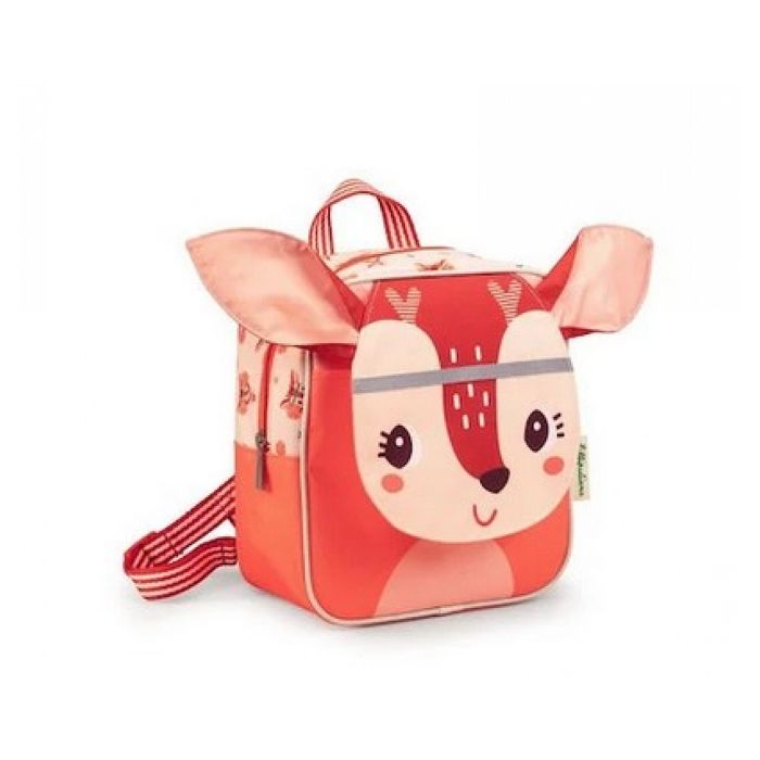 Sac à dos - LILLIPUTIENS - Wonder Stella - Enfant - Plastique - Mixte - Orange et beige