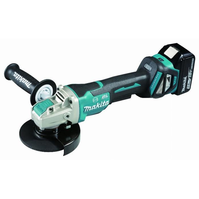 Makita Meuleuse Ø 125 mm 18 V Li Ion 5 Ah DGA519RTJ1 - vue 2