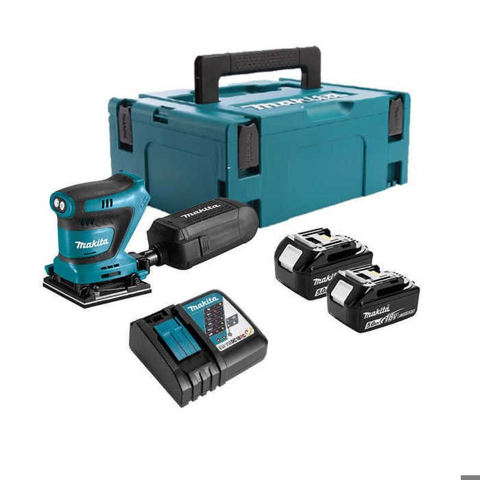 Ponceuse Vibrante Makita DBO480RTJ – 18V Semelle En Plastique - vue 3