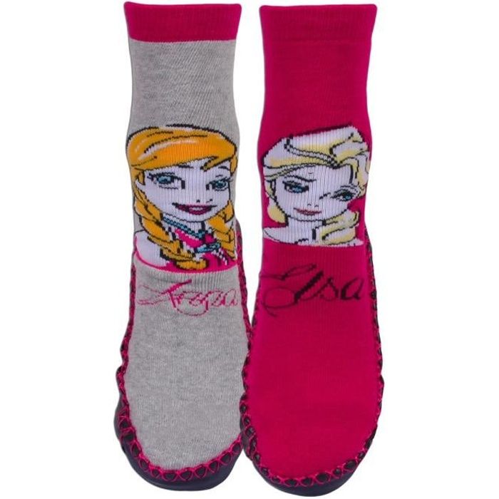 Chaussettes fille avec motifs (lot de 3) - Lilo et Stitch rose