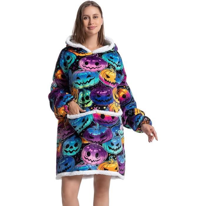 Sweat à Capuche Femme Vache Highland - Doublure Polaire Sherpa Chaud, Imprimé Fantaisie, Cadeau Pour Noël Halloween