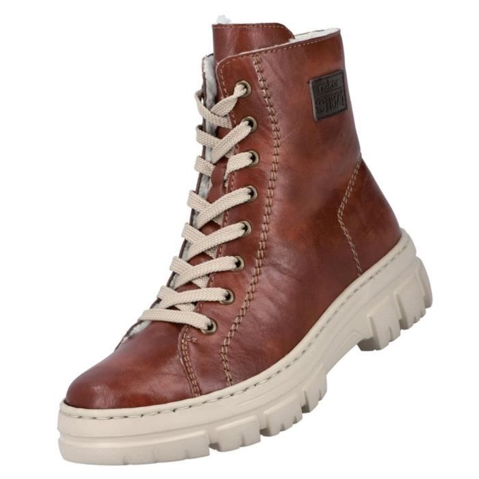 bottines rieker femme marron