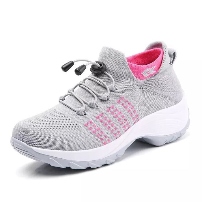 Basket Femme LEOCLOTHO Chaussures de Sport Travail Running