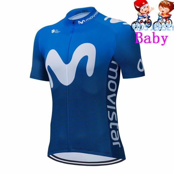 Maillot Cyclisme Enfant Gogokids - Short Sport Imprimé Garçon Fille Poches - 95% Polyester