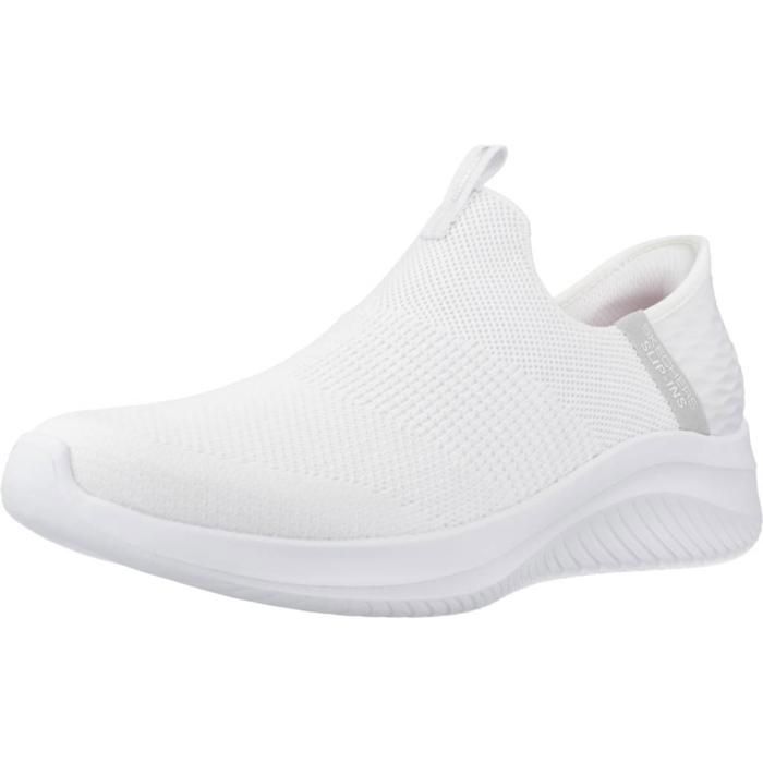 SKECHERS SLIPINS ULTRA FLEX 3.0 COZY STREAK Blanc Blanc Cdiscount