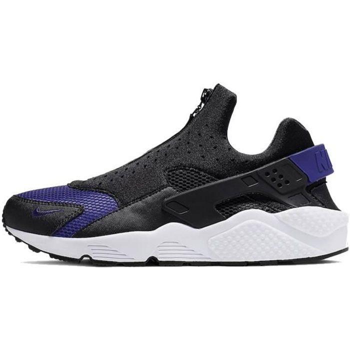 Basket Nike AIR HUARACHE RUN EXT ZIP - Homme - Blanc - Zip