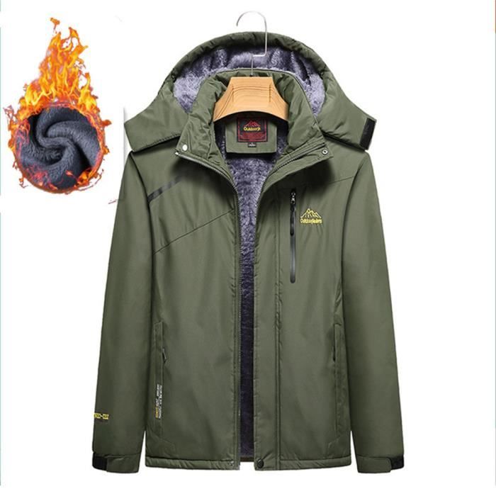Manteau sale de montagne