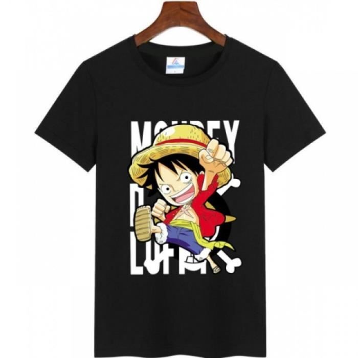 Pantalon Court Hifoda Ensembles de Sport Anime Fille T-Shirt et Shorts One Piece Imprimé 3D Luffy Ace Law Chopper Mode Crop Tops