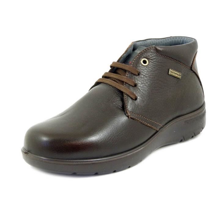 Sandales Luisetti Toronto En Cuir Pour Homme - Semelle Caoutchouc - Confort Marche - 13451NA