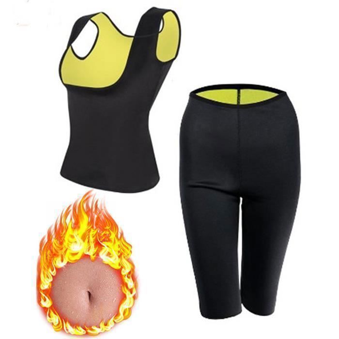 Ceinture Sudation Femme Gilet De Sudation Pour Femme Sauna Sport Gaine Amincissante D Bardeur Minceur Ventre Gaine Sport