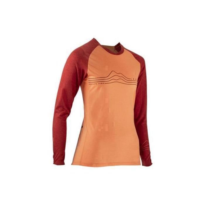 Maillot sales vtt orange