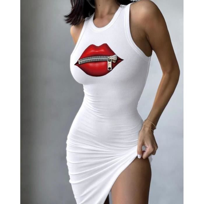 Robe Courte Femme Sans Manches - Col Rond, Dentelle, En Polyester Doux, Pour Tenue Décontractée Ou Chemise De Nuit
