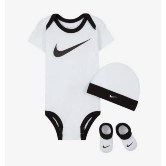 Ensemble vêtement Nike Bébé Body Bonnet et Chaussons Vert Swoosh Blanc  turquoise - Cdiscount Prêt-à-Porter