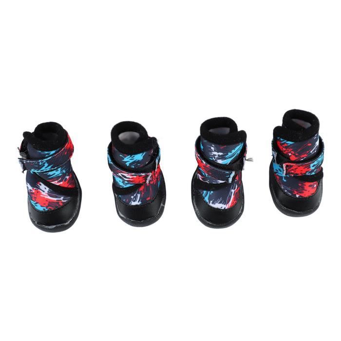 Meilleurs prix pour Chaussures pour Chiens Antidérapantes Légères OMABETA - Noir