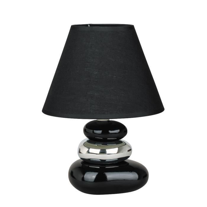Lampe de table - RABALUX - Salem - Couleur: noir - Matière: céramique - E14 1x40W Lampe de table - RABALUX - Salem - Couleur: noir - Matière: céramique - E14 1x40W