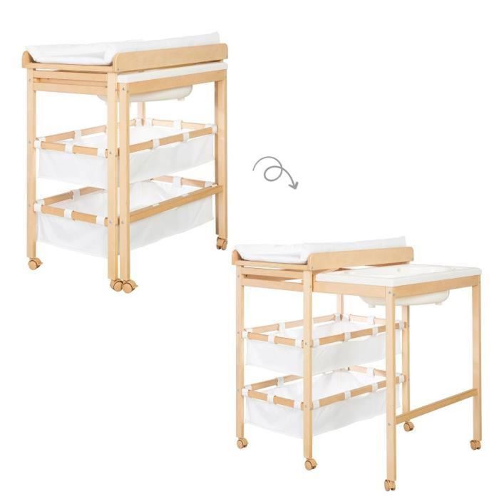 Duo Baignoire Table A Langer Cdiscount