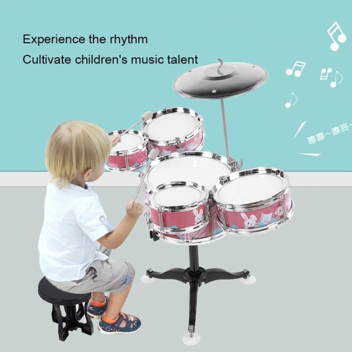 SALALIS Jouet de tambour Jeu de batterie pour enfants Instrument