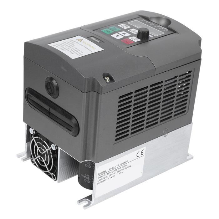 Onduleur Monophasé – SALUTUYA – NFLIXIN 9100-1T3-00550G – 220V à 380V – 5.5KW – Contrôle vectoriel