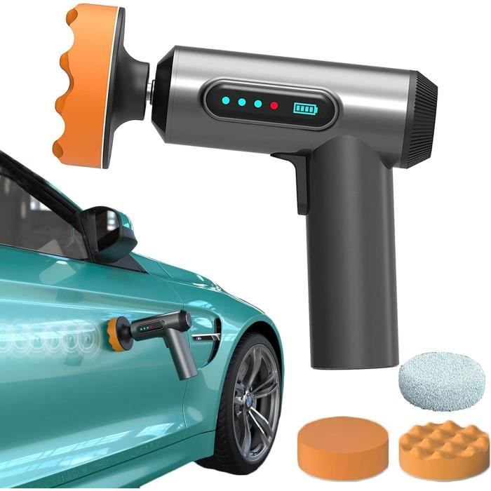 Polisseuse Excentrique Sans Fil 21V - Compatible Batteries Makita 18V - Kit Avec 2 Batteries